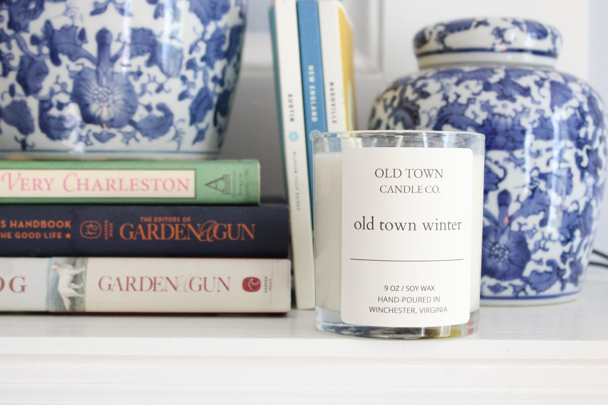 Old Town Winter Candle